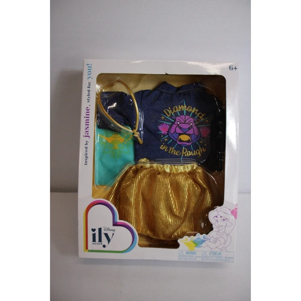 Disney Ily 4ever Doll Clothes and Accessories Inspired by Jasmine NIB Sealed Box